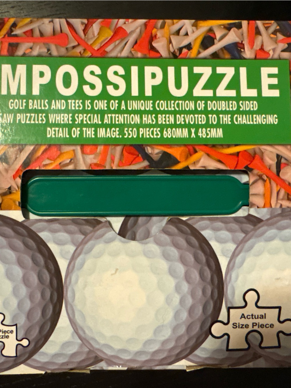 Impossipuzzle - Double Sided Golf Puzzle - 550 Pieces